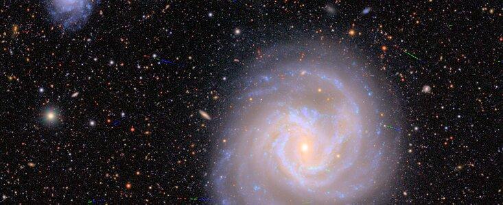 Portion of Virgo Cluster (with asteroids)