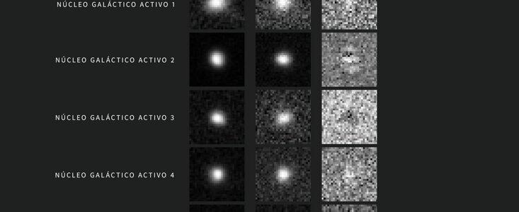 Ejemplos de Alertas de AGN del Observatorio Rubin de NSF–DOE