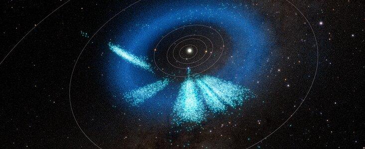 3D rendering of asteroids discovered by NSF–DOE Rubin Observatory
