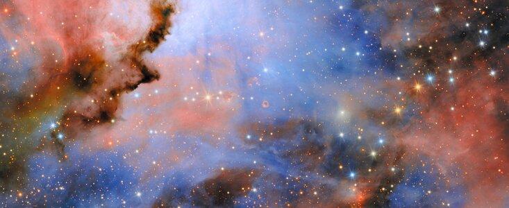 Pan on the Seagull Nebula