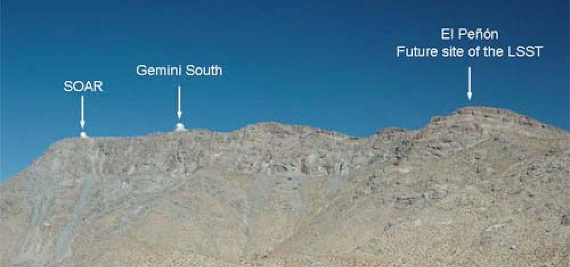 Future site of the LSST